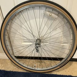 Bicycle Clincher Front Wheel And Back 6 Gear With New Tires