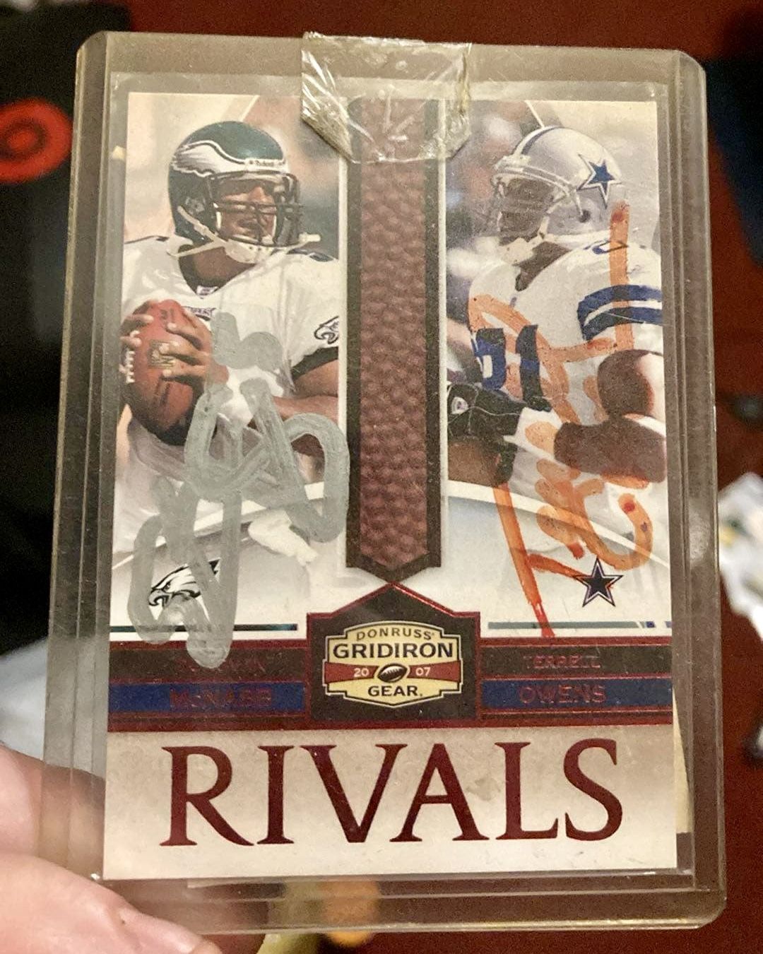 NFL Rivals Signed Football Card