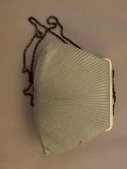 Silver clutch purse vintage