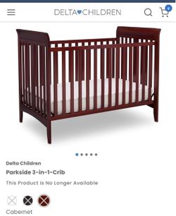 Crib and mattress