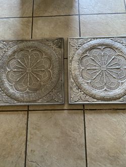 Set De Cuadros De Metal 24” X 24”