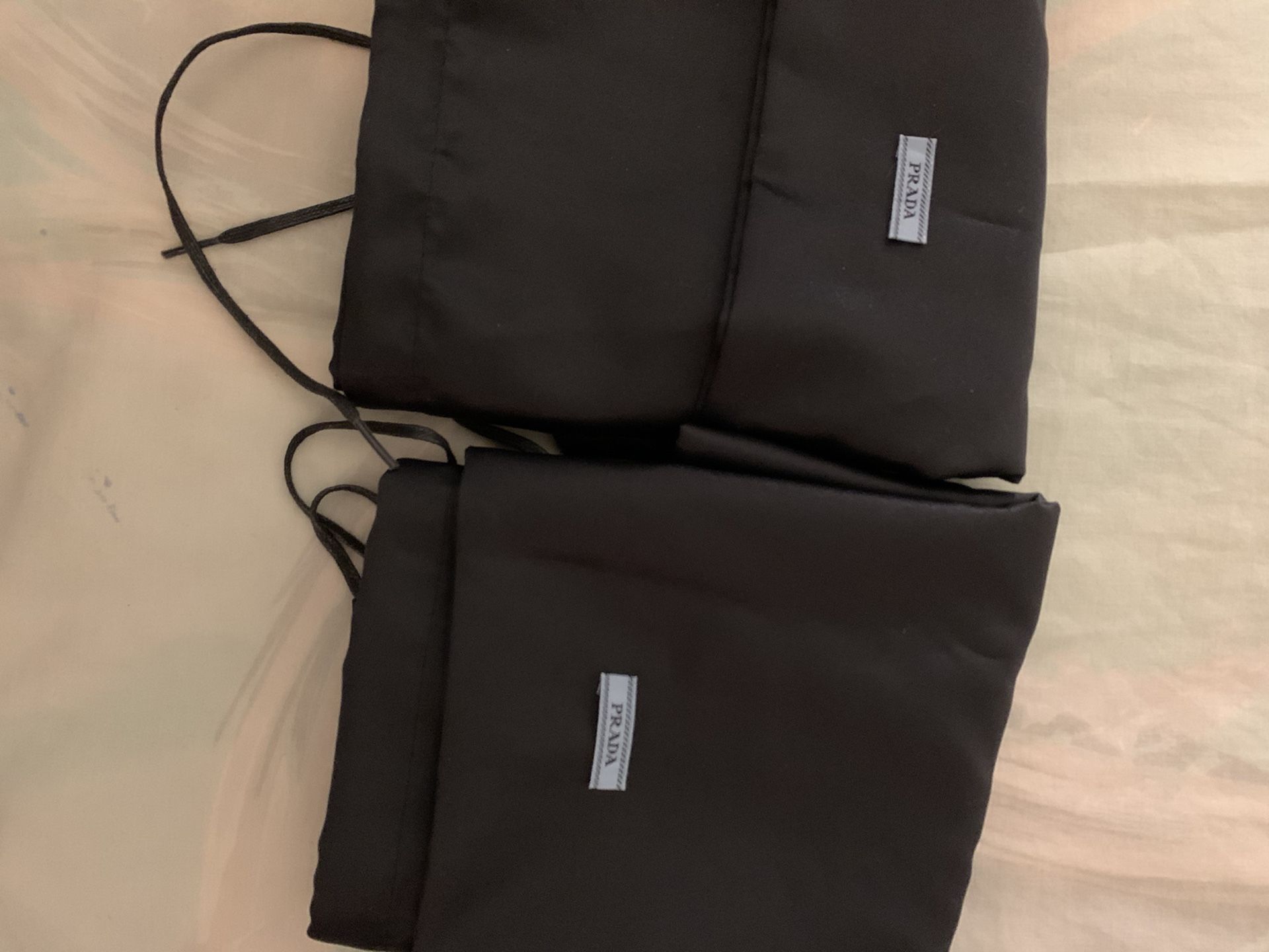 Prada dust bags