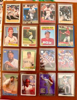 Baseball Card Star/HOF Lot – Pujols, Randy Johnson, Fisk, Molitor, Pudge + Vintage