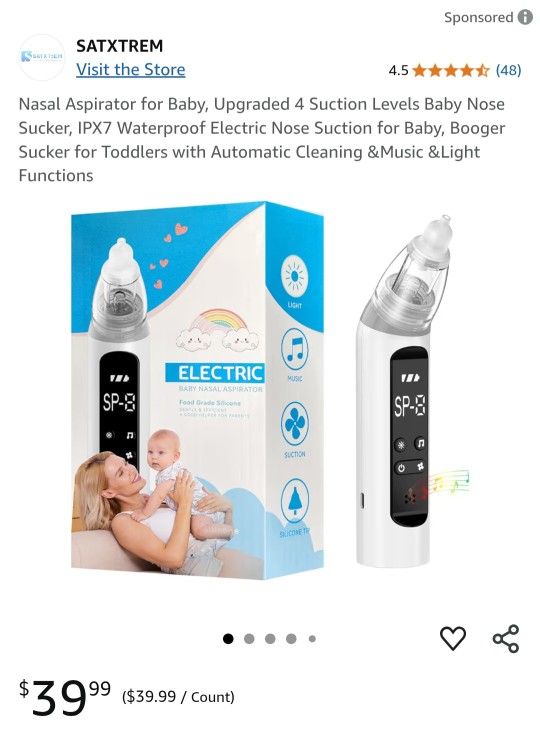 Electric Baby Nasal Aspirator