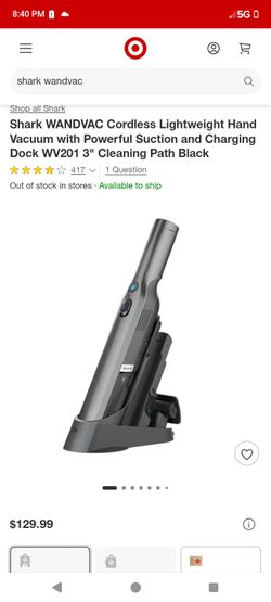 Shark wandvac