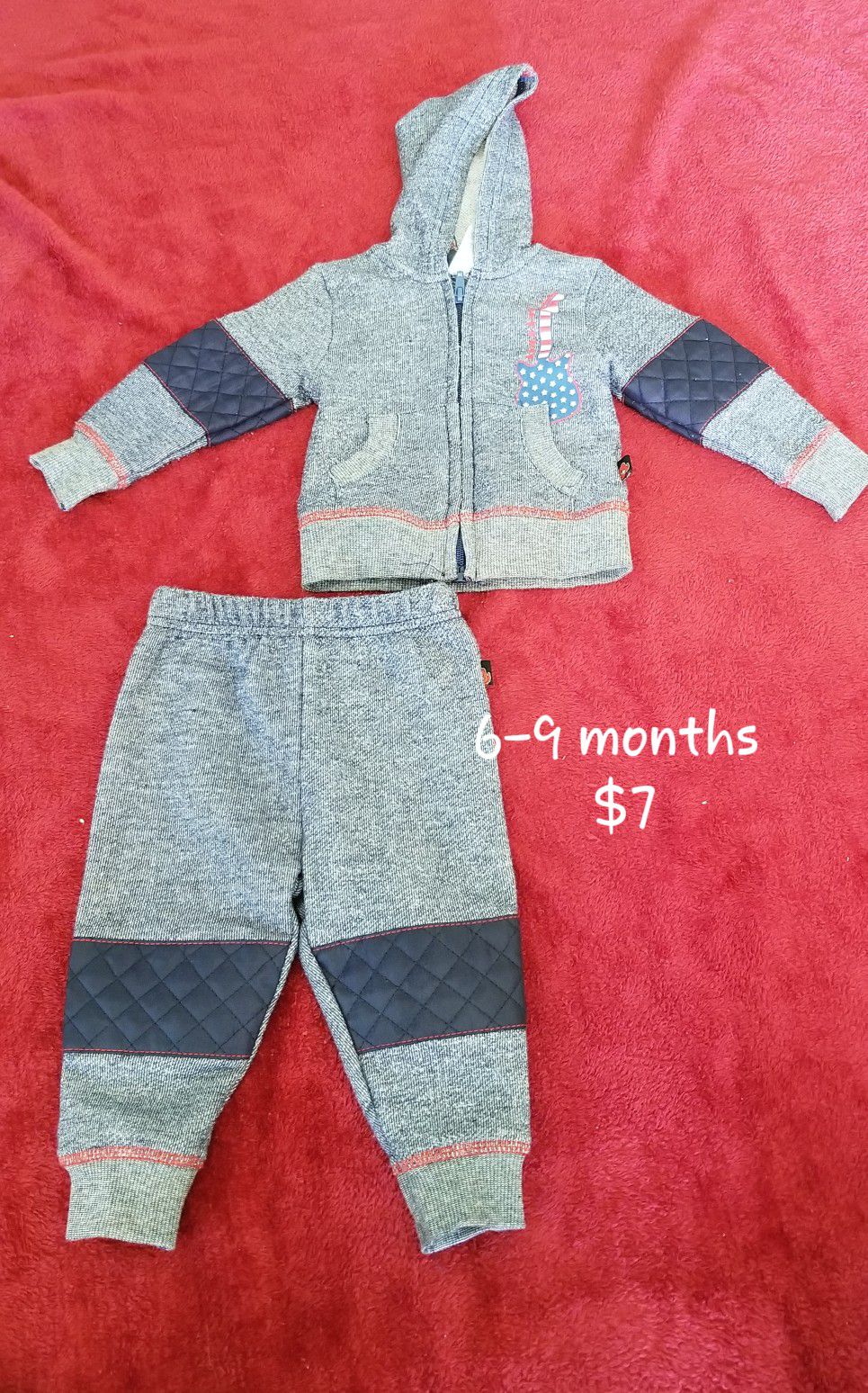 6-9 months, baby clothes, baby set, baby sweat suit