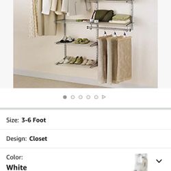 Adjustable closet