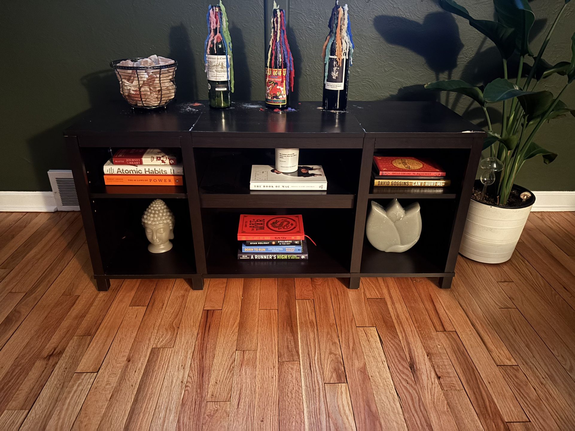 Dark Brown Entertainment Center. $20!