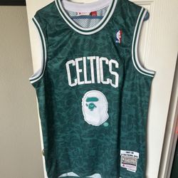BAPE x NBA Celtics green jersey size xl