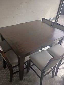 DINING TABLE 8 CHAIRS