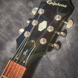 Epiphone 335 Dot AM Aquamarine Burst electric guitar