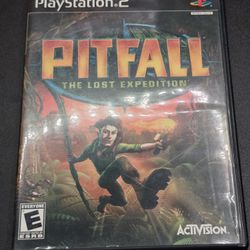 Pitfall The Lost Expedition PS2 CIB Sony PlayStation 2 2004 Complete with Manual