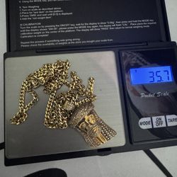 Real Diamond With One Year Insurance On Them 26 Inches 14k Gold 