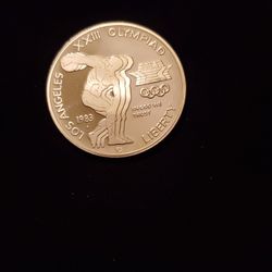 Moneda Olipica 1983 $50