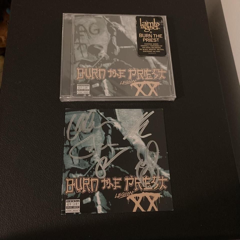 Burn The Priest Legion XX Lamb of God CD AUTOGRAPHED NEW SEALED
