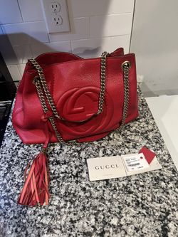Gucci Soho Shoulder Bag Leather Medium(with Receipt)  