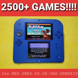 Nintendo 2DS with Many Games Installed!!!