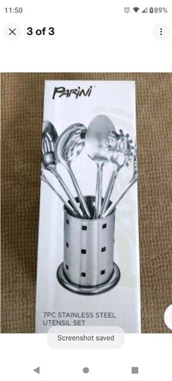 Parini 7-Piece Stainless Steel Utensil Set 