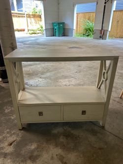 White TV Stand