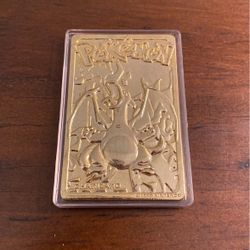 Charzard 23 Karat Gold Card