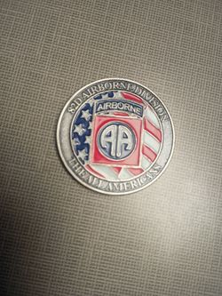 Sliver 82d Airborne Coin