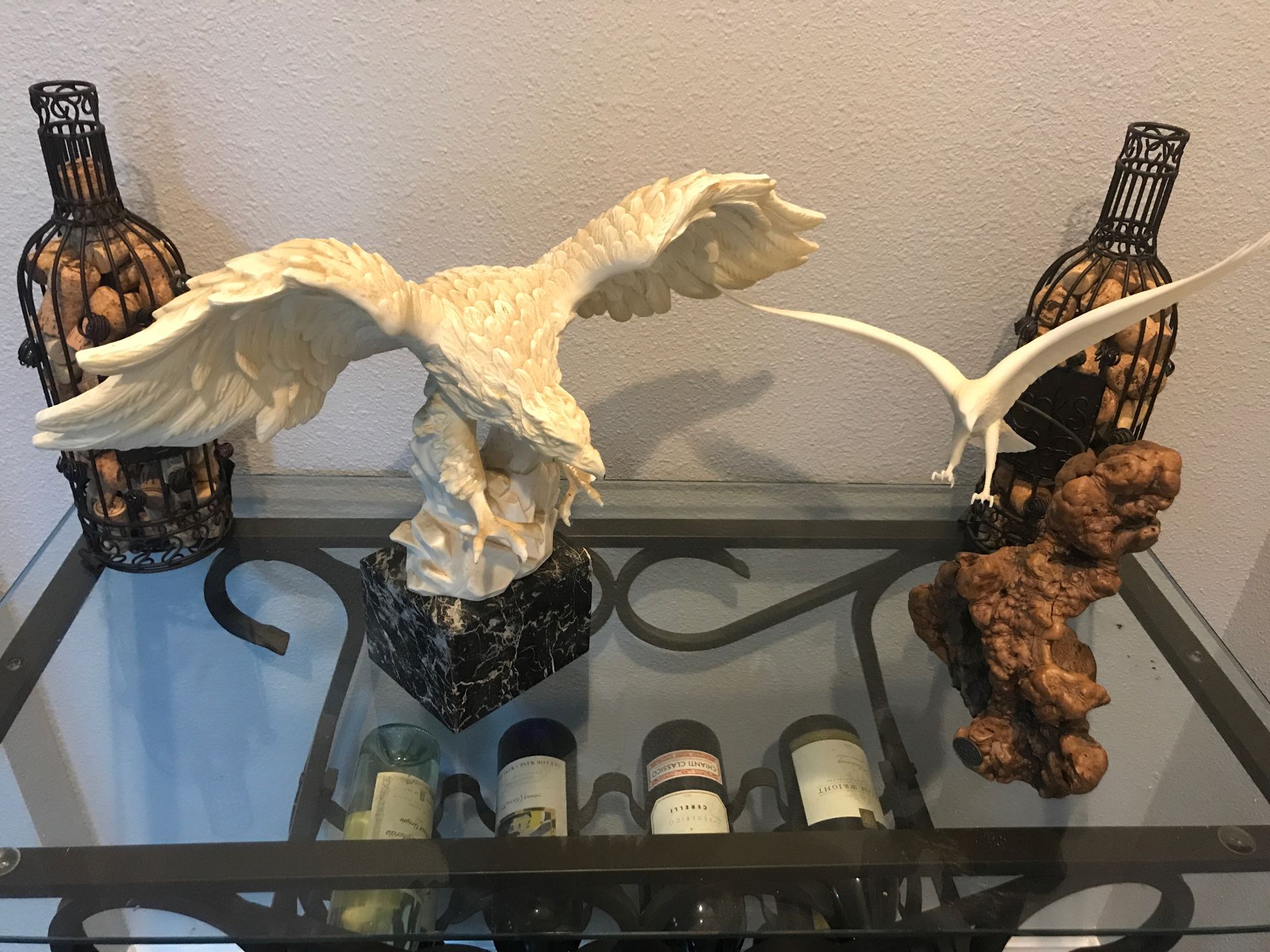 Eagle statues