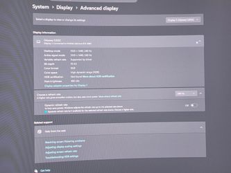 SAMSUNG 49 INCH G95SC 240HZ OLED  HDR