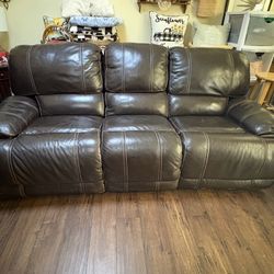 Leather Couch 