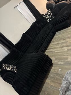 OVERSIZED corduroy sectional sofa couch