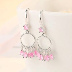 925 Sterling Silver Women's Dangle  Earrings Drop Gift