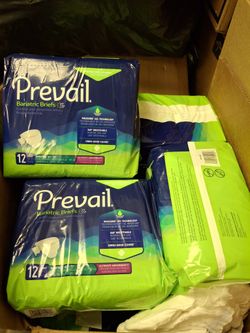 ADULT DIAPERS / BRIEFS With TABS - Size: XXL / 2 XL Only!