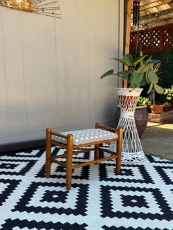 Vintage Mid Century J.H. Craven & Son Inc. Footstool / Ottoman.