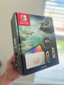 Nintendo Switch OLED Special Edition Zelda Bundle with 7 Games