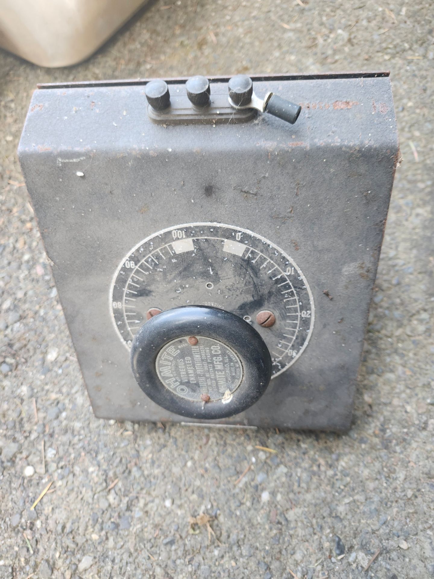 Old electrical equipment