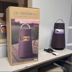 LG RP4 XBOOM 360 Omnidirectional Portable Bluetooth Speaker - RP4 Burgundy