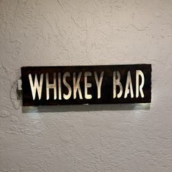 Whiskey Bar Sign