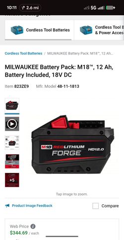 Milwaukee batteries