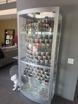 Glass display unit