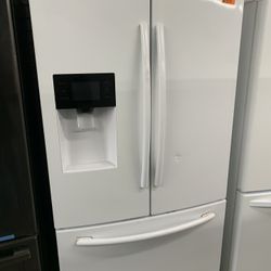 Samsung French Door In Glossy White Used