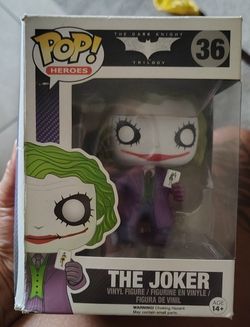 FUNKO POP! HEROES : THE DARK KNIGHT TRILOGY - THE JOKER (36) VINYL BRAND NEW