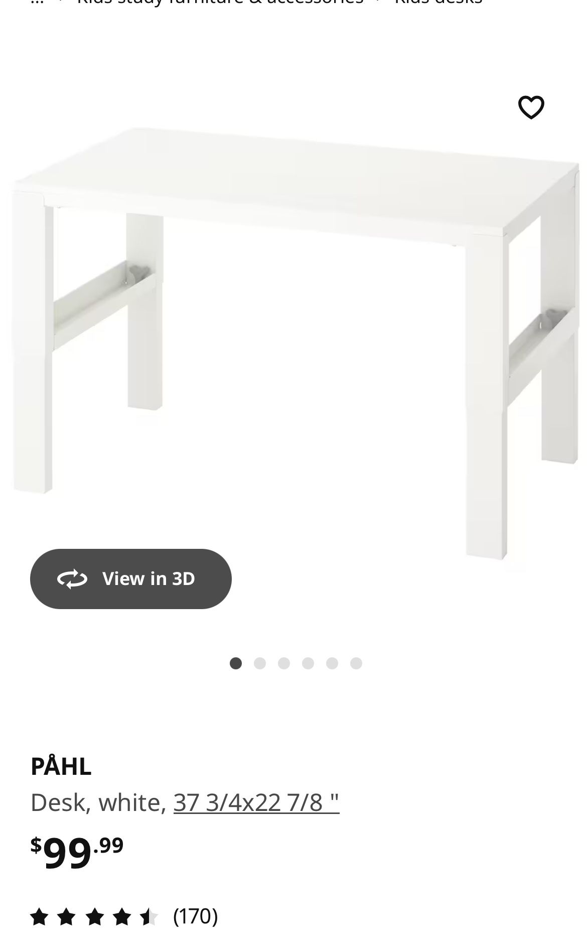 Used Desk From IKEA