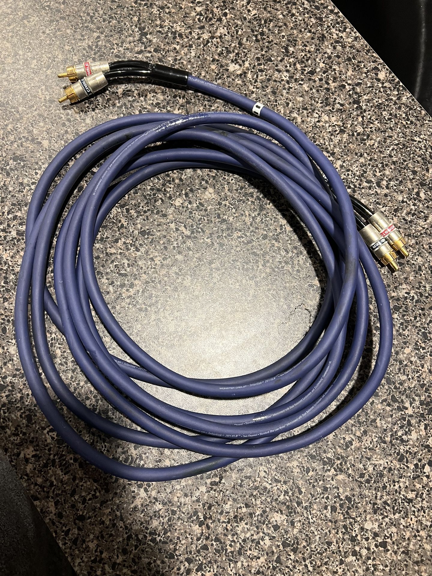Monster Cable Interlink 201 XLN RCA Audio Cable 15ft