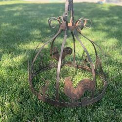 Wrought Iron Pot Rack 