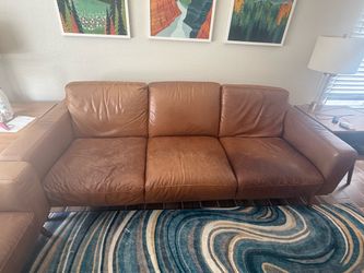 Free leather sofa / love seat