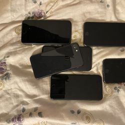 Phones Six iPhones  Two TCL stylus