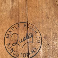 Antique Butcher Block 