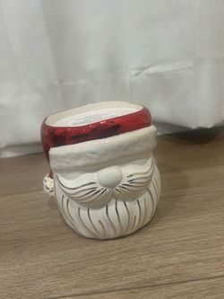 Christmas Santa candle holder $15 OBO