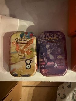 Pokémon Trading Card Game Mini Tins – Set of 2