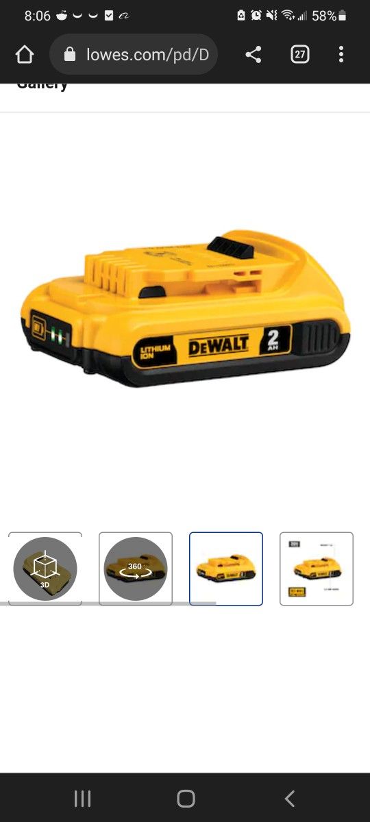 Dewalt 20v Needed
