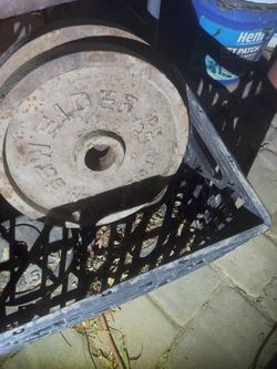 2 Pesas De 15kg Cada Una 